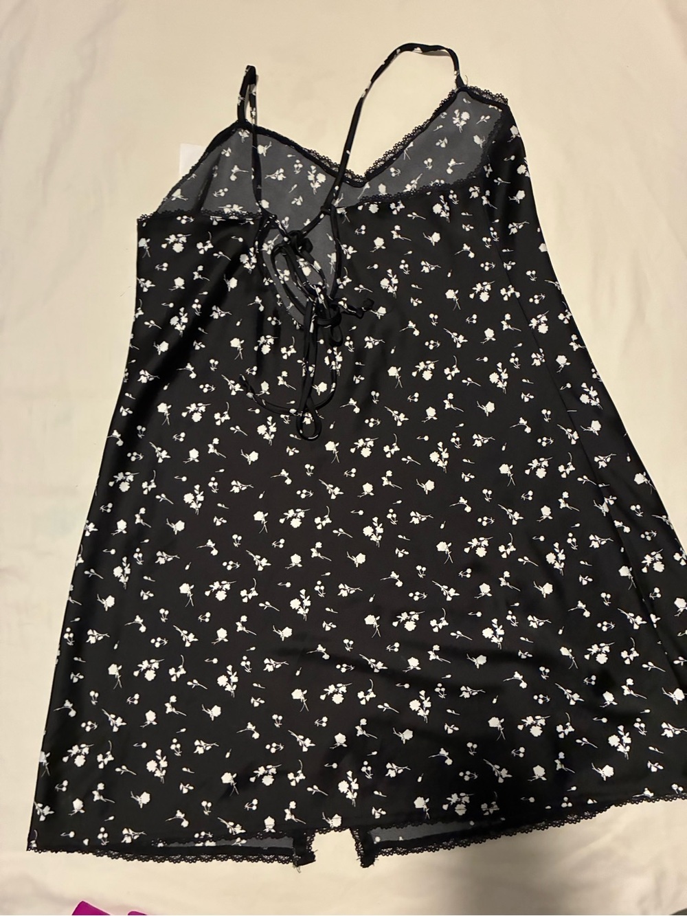 wild fable Black Floral Slip Dress - Picture 2 of 2